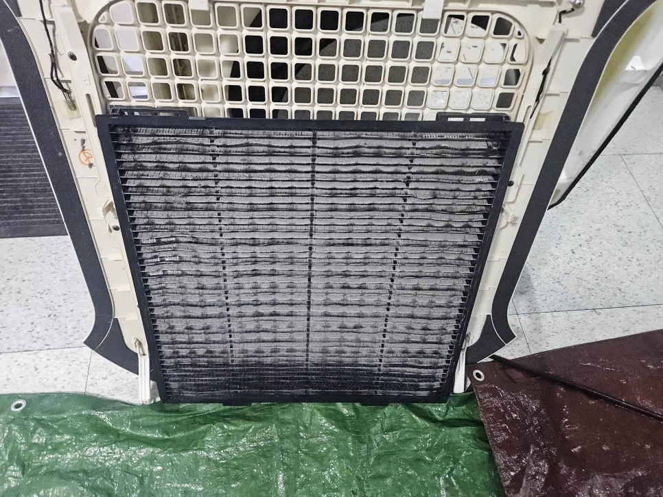 수원 시스템 에어컨청소 3년 동안 방치한 에어컨 청소 후기