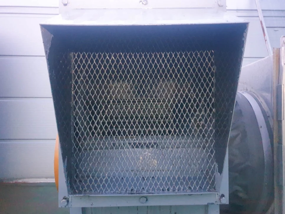산업용 배기팬 청소했을 때와 안 할 때 차이점