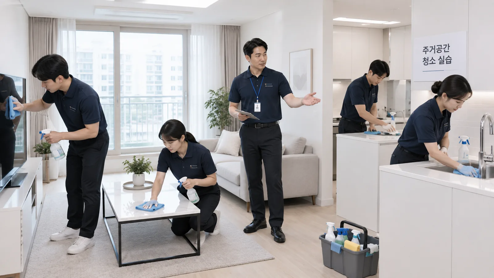 인천 영종도 유니트쿨러청소 STEP 01 창고 온도·설비 상태 및 물품 반출·보양 범위 확인
