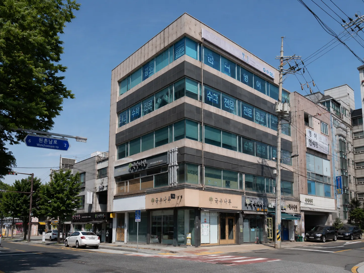 성남 유리창청소 STEP 04 전용 약품 도포 및 워셔 본 세척